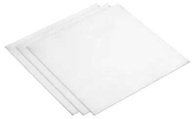 Titanplatte GR1, 3 Stück, 100 x 100 x 1 mm, für Metallbearbeitung