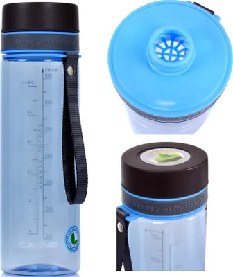 Produktbild von Casno Trinity 800 ml Tritan-Flasche Blau.