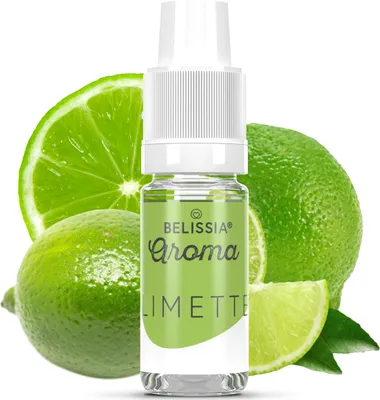 Produktbild von Belissia Lebensmittelaroma Limette - 10ml Hochdosiertes Aroma - Kalorienfrei, Vegan - Für Speisen, Getränke, Shake, Quark, Diffuser, Raumduft uvm.