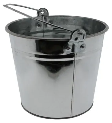 Produktbild von Zinkeimer - 5 Liter - silber - 16 x 21 cm