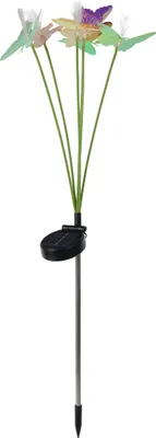 Produktbild von Näve Leuchten 2er-Set Solar-/Dekoerdspieß "MARIPOSA" H: 70 cm 2er-Set Solar-/Dekoerdspieß "MARIPOSA" H: 70 cm 2er-Set Solar-/Dekoerdspieß "MARIPOSA" ca. 70 cm hoch, Inkl. 6x LED / 0,32 W, 2,8 lm / 3000 K – mit Schiebeschalter