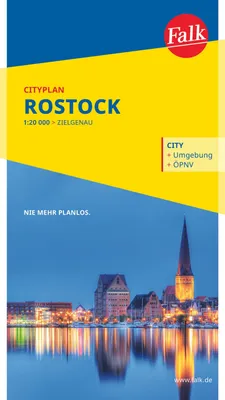 Produktbild von Falk Cityplan Rostock 1:21.000