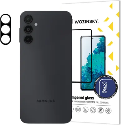 Produktbild von Wozinsky Full Camera Glass Tvrzené sklo pro ochranu fotoaparátu pro Samsung Galaxy A14 5G, Galaxy A14, 9H