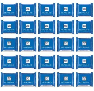 Produktbild von Ritter Sport mini Edel-Vollmilch 25er