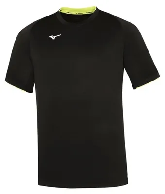Produktbild von MIZUNO Core Kurzarm-T-Shirt/Schwarz/Gelb Fluo/XXL