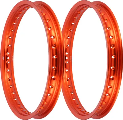 Obrázek produktu pro Sada: 2x 1,6 x 16" hliníkový ráfek eloxovaný - pro Simson S50, S51, KR51 Schwalbe, SR4
