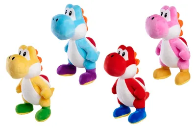 Produktbild von Nintendo Super Mario Bunte Yoshi´s Plüsch, 20 cm