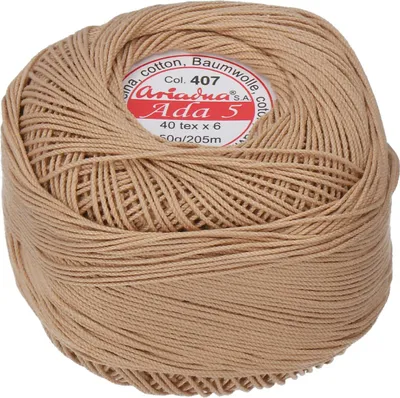 Obrázok produktu pre Priadza pre frivolitky Ada 5 50 g - 0407