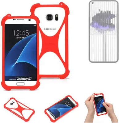 Produktbild von K-S-Trade Handy-Hülle kompatibel mit Nothing 1 Schutz-Hülle Bumper Silikon Schutz Hülle Cover Case Silikoncase Silikonbumper TPU Softcase