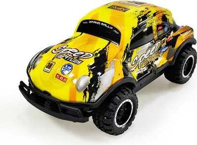 Obrázok produktu pre Kyamrc Y240 1:24 Mini RC Car 27hz Off-road vozidlo Diaľkové ovládanie hračky žltá