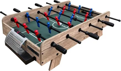 Produktbild von Pegasi Kickertisch Kinder und Erwachsene - Fussballtisch Mini XL Deluxe - Fußballtisch - 94x51x25cm - Kinder Tischfussball - Foosball Table - Braun