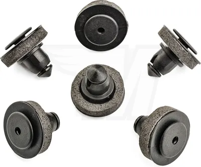Zdjęcie produktu dla 20x Klips mocujący szynę drzwi przesuwnych z uszczelką do VW T5 | 7H0843658A