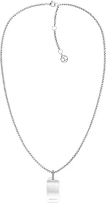 Produktbild von Damenhalsband aus Stahl mit Kristallen Hundemarke 2780861