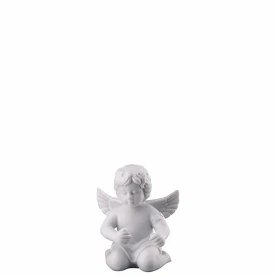 Immagine prodotto di Rosenthal Engel mit Blumenkranz Engel klein Weiss matt 69054-000102-90534