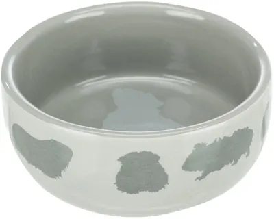 Produktbild von TRIXIE Napf, Meerschweinchen-Motiv, Keramik, 250 ml / Ø 11 cm