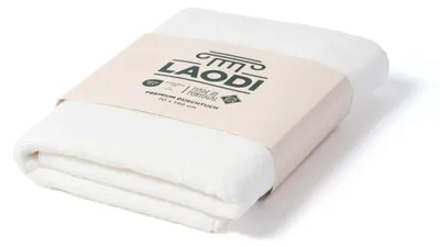 Image de Serviette de bain 70x140 cm - 100% coton - Blanche