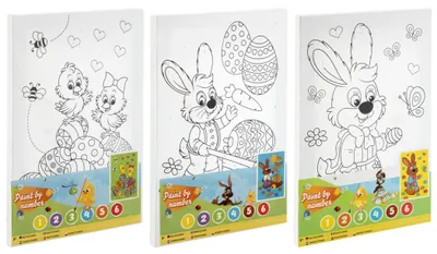 Immagine prodotto di Tela Dipingere con i numeri Pasqua