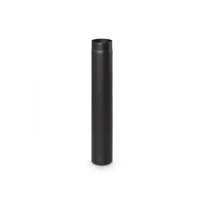 Produktbild von Jeremias Ofenrohr Längenelement 1000 mm-kürzbar | schwarz | Ø130mm