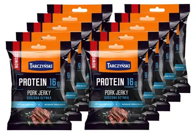 Produktbild von Tarczynski Pork Jerky 10x 40g - Schweine Trockenfleisch Protein Snack