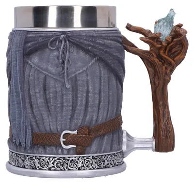 Gandalf der Graue Tankard 15,5 cm, Harz, grau