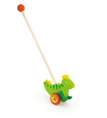 Obrázek produktu pro Dřevěná jezdící hračka Viga dinosaurus