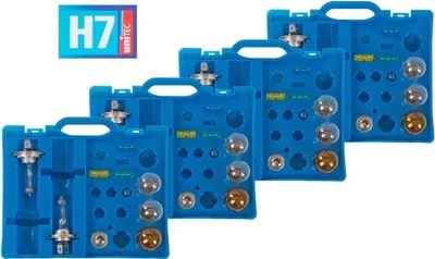Image de 4x Coffret d'ampoules de rechange pour voiture H7 Phares de frein Clignotant Feu arrière