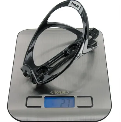 Produktbild von VAR DV-71800, Elektronische Küchenwaage, 5 kg, 1 g, Braun, Edelstahl, Edelstahl