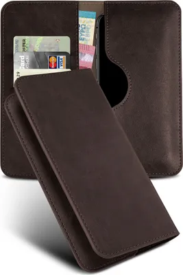 Produktbild von PURSE-CASE für Nokia 7.1, Farbe:Dunkelbraun