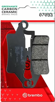 Image de BREMBO CC 07093 Paire de plaquettes de frein organiques