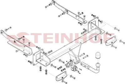 Produktbild von Z547157 Anhängerkupplung passend für MERCEDES GLE 04/2015-10/2018 starr