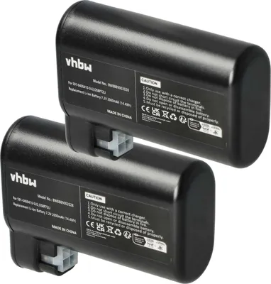 Produktbild von vhbw 2x Akku Ersatz für Electrolux OSBP72LI25, 405537959/0, 4060001007 für Saugroboter (2000 mAh, 7,2 V, Li-Ion)