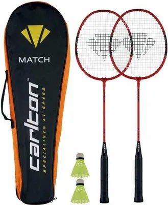 Obrázek produktu pro Thug Carlton Match Badmintonová sada pro 2 hráče 2x míčky, 1x taška na přenášení 13016376