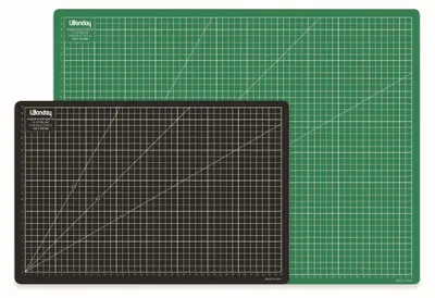 Image de Tapis de découpe Wonday, format A4, 300 x 220 mm, auto-cicatrisant, vert