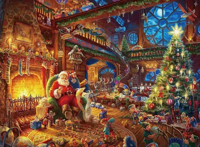Produktbild von Adventskalender mit Puzzle, 24 Schachteln š€ 1008 Teile, Countdown-Kalender, Weihnachtsmann-Puzzle, Weihnachtsgeschenk fš¹r Jungen und M?dchen, 70 x 50 cm
