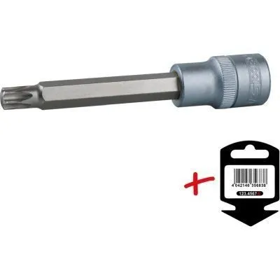 Zdjęcie produktu dla KS Tools 911.1526-E, Gniazdko, 1/2", Metryczny, 1 głowic(e), T45, Stal chromowo-wanadowa