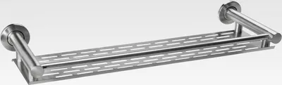Produktbild von Edelstahl Wandregal in 5 Längen (gebürstet, 40cm)