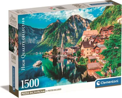 Produktbild von Clementoni High Quality Collection Hallstatt, 1500 Stück(e), Landschaft, 18 Jahr(e)