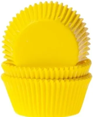 Produktbild von Papier-Muffinförmchen gelb 50St