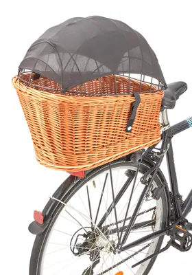 Produktbild von Tigana Sonnensegel für Hundefahrradkorb & Einkaufskorb – UV-Schutz 40+, Sonnenschutz für Tiere & Einkäufe, atmungsaktiv, leicht montierbar