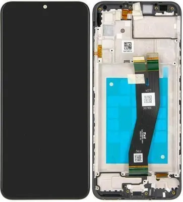 Produktbild von Original Samsung Galaxy A02s A025G (EU-Version) LCD Display Touchscreen Bildschirm & Rahmen Schwarz