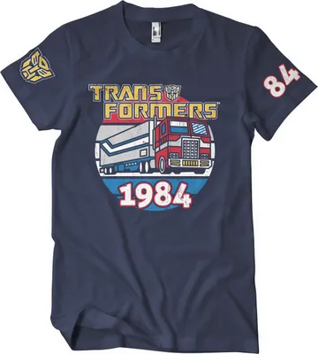 Produktbild von Optimus Prime of 1984 T-Shirt - Medium - Navy