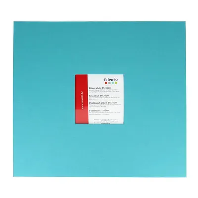 Produktbild von Fotobuch aus Stoff, türkis, 31 x 35 cm – Artemio