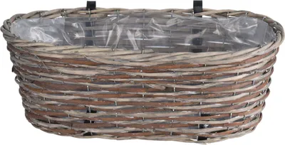 Obrázek produktu pro Kvìtinové boxy ve formì koše, 45 x 21 x 16 cm