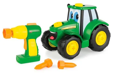 Produktbild von Farm Traktor Johnny Bauspiel Grün Kinder Grün One Size