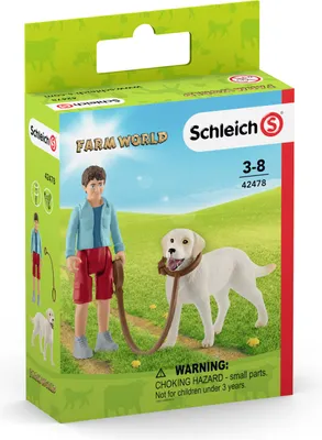 Produktbild von Schleich Spaziergang mit Labrador Retriever, 42478