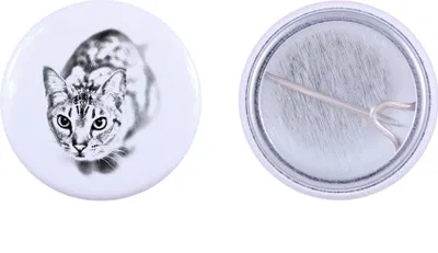 Obrázok produktu pre Ocicat zapínka s mačkou malá Art-Dog