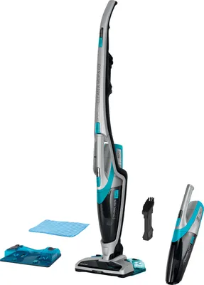 Image de Sencor SVC 0740BL, Aspirateur 2 en 1, Sans sac, Noir, Bleu, Argent, Sec, HEPA, Cyclonique
