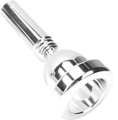 Image de Embouchure de trompette en acier inoxydable, plaquée or, diamètre de 12,7 mm, résistante à la corrosion