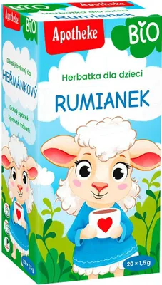 HERBATKA DLA DZIECI - RUMIANEK BIO (20 x 1 g) 20 g - APOTHEKE
