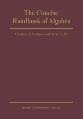 Image de The Concise Handbook of Algebra